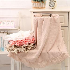 Nouveau-né Emmaillotage Wraps Infant Gauze Tassel Swaddle Bébé Fringed Imprimé Poussette Couverture Pare-Brise Respirant Couvertures Toddler Doux Serviette De Bain Robes BC799-3