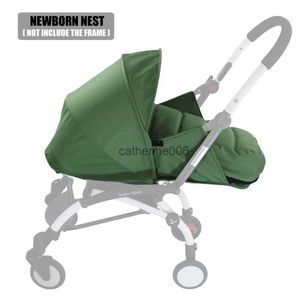 Newbron Nest Kinderwagen Slaapmand voor Babyzen Yoyo Yoya Babyyoya Baby Troon Slaap Zak Geboorte Nest Kinderwagen Accessoires L230625