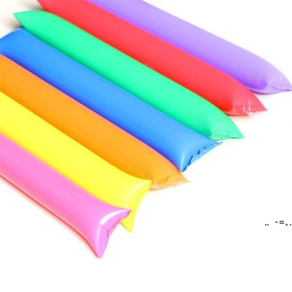 NewCheering Sticks Long Balloon Cheers Bar Repostaje Sticks Strip para concierto Fanáticos de fútbol Cheerleading Props EWF7747