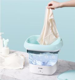NewChigo Huishouden Zakenreis Vouwen Wasmachine Draagbare Mini Ultrasone Sterilisatie Ondergoed Sokken Wasserij Magic Device
