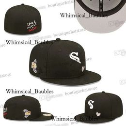 Newera Cap Baseball luxe ontwerper gemonteerde hoeden Black Chicago Sport Volledig gesloten designer Caps Nieuwe tijdperken Cap Navy Color Houston Baseball Cap E 5877