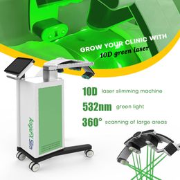 La más nueva máquina de adelgazamiento láser 10D Lipo liposucción láser quema grasa pérdida de peso forma del cuerpo equipo lipolaser CE aprobado