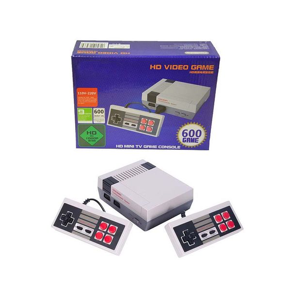 Console de jeu HD Video Handheld Mini Classic TV pour 600 consoles de jeux NES Controller Joypad Controllers avec emballage de vente au détail