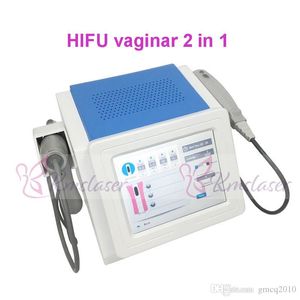 Máquina de adelgazamiento y estiramiento facial Hifu 2 en 1, ajuste vaginal para uso femenino, equipo de SPA de belleza, eliminación de arrugas