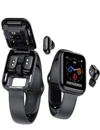 Reloj Smart más nuevo de 2 en 1 con auriculares Wireless TWS TWS X5 Auriculares Heart Life Monitor Touch Screen Music Fitness Smart5421964