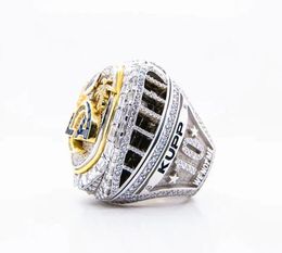 Más nuevo 2021 2022 American Football Team Champions Championship Ring Souvenir Fan Men Gift Stafford Kupp Sport