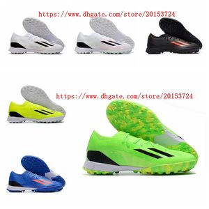 2022 Hommes X Speedportal.1 TF Chaussures de football Top Quality Turf Football Bottes Crampons Taille 39-45