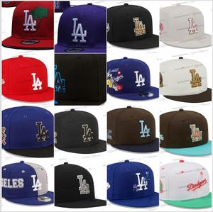 Les plus récentes 26 couleurs masculines Basball Snapback Hats sportives Sports Team Los Angeles 