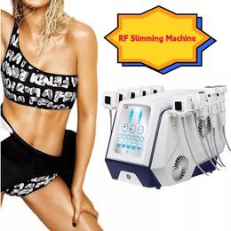 Nieuwste 2Mhz Monopolaire RF Body Slimming Contouring Machine Diathermie Verwarming Spierverstevigende Face Lift 10 Handgrepen Machine voor verschillende lichaamsdelen