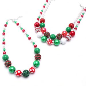 Nieuwste 3-stijl baby chunky kralen ketting kerst meisjes kinderen cadeau handgemaakte ketting ketting bubblegum sieraden