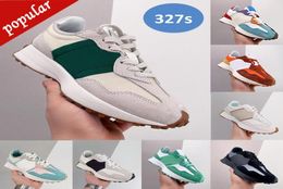 Les plus récentes 327 Sneaker Men Chaussures décontractées Casablanca Nightwatch Green Light Beige Black Blanc Summer Mint USA PRIDE MAROON LUXURES FEMMES 3548410
