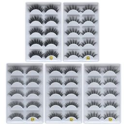 Nouveaux cils de vison 3d naturels épais faux cils cils de vison maquillage des yeux maquillage Extension de cils faux cils Maquiagem