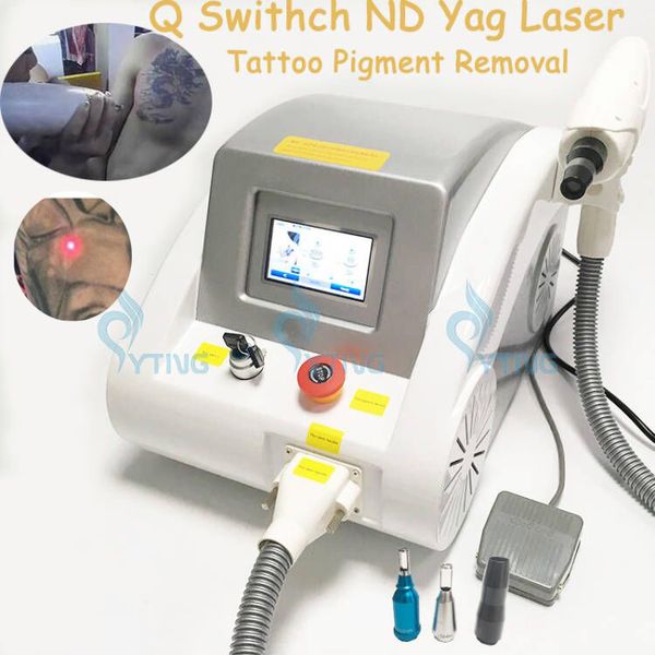 Machine professionnelle de détatouage au laser Nd Yag, traitement par pelage au carbone, thérapie de l'acné pour clinique, salon de beauté, équipement à commutation Q, écran tactile 2000MJ, 1000W