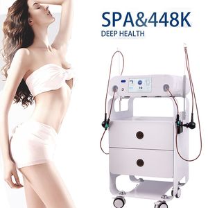 Nieuwste 448khz afslankmachine CET RET monopolaire RF-diathermie pijnverlichting in de onderrug en afvallen indiba deep Fat Reduction Body Care System schoonheidsapparatuur