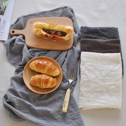 Nieuwste 45 * 65cm massief eenvoudige Japanse stijl mat servet katoen linnen dessert tafel servetten theedoeken keuken dishdoek placemats C19021301
