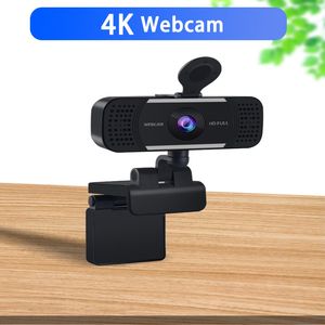 Le plus récent ordinateur Webcam 4K 1080P à mise au point automatique avec Microphone caméra à réduction de bruit USB lecteur gratuit PC ordinateur portable conférence en direct