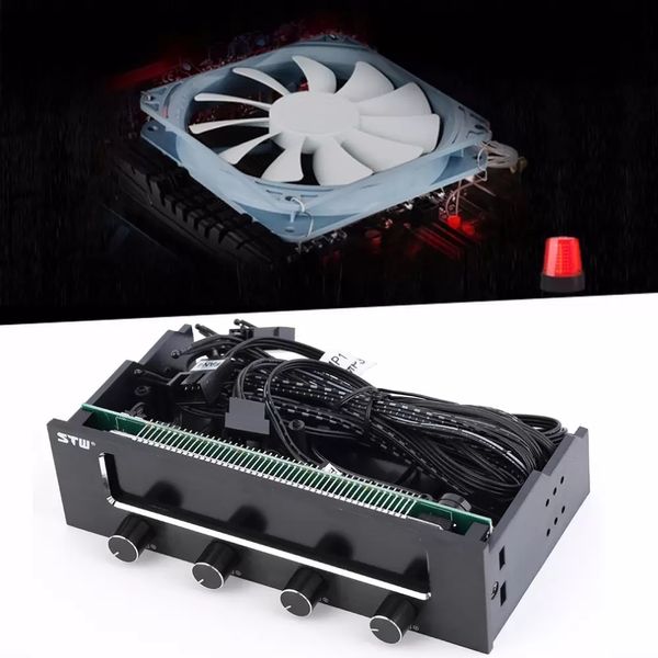 Panneau LCD de 5.25 pouces, contrôleur de vitesse de ventilateur, régulateur de température, protecteur de matériel PC, Promotion