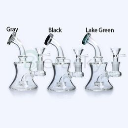 Le plus récent 5.5inch Heady Beaker Bong 14mm Glass Bowl verre d'eau Bongs Dab huile Rigs verre Pipes eau recycleur Bong