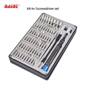 Nieuwste 64 in 1 sets Handgereedschap Set Multifunctionele Schroevendraaier Set Pilers voor iPhone SumSung Computer Camera Home Reparatie