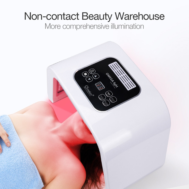 Mais recente 7 cores máscara led máscara led terapia de luz facial de rejuvenescimento de rejuvenescimento spa Removedor de acne anti-rankletreatment BeautyTreatment