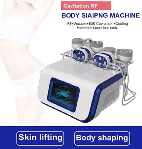 Nieuwste 7 in 1 vacuüm laser afslankriosfrequentie RF 80k 80khz cavi lipo ultrasone liposuctie cavitatiemachine voor spa -huis