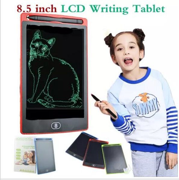 4.4 6.5 8.5 pulgadas LCD Tableta de escritura Bloc de escritura a mano Tablero de dibujo Gráficos Bloc de notas sin papel Memos con pluma mejorada para adultos Regalo para niños