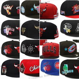 Nieuwste 84 kleuren Alle team Heren Baseball Snapback Hoeden Sport Basketbal Chicago Hoed Heren Zwart Blauw Rood Kleur Hip Hop Bloemen Sport Verstelbare petten Chapeau Se21-12