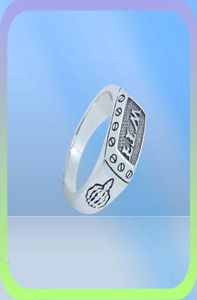 Le plus récent 925 STERLING Silver FTW Ring Cool S925 Vente de lady Girls Biker Fashion Kild Dinger Ring39759918474230