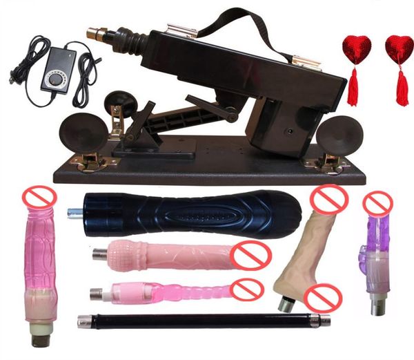 Vitesses réglables les plus récentes Sex Machine Gun pour femme Dildo Vagin Toy Love Climax Machine pour les couples8766737