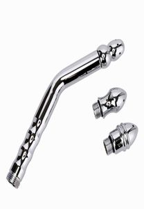 Date en alliage d'aluminium Plug Anal Sex Toy douche lavement buse d'eau en métal 3 style tête lavement vagin Anus Kit de nettoyageFaucet1467155