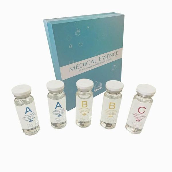 Los más nuevos accesorios de solución de suero Aqua Peeling, cuidado de la piel, producto de esencia limpia para hidrógeno, oxígeno, máquina de dermoabrasión facial, venta