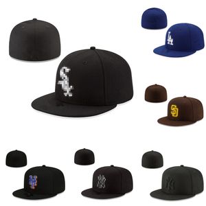 Nouvelle arrivée Casquettes de baseball Casquette Hip Hop hommes femmes chapeaux pour hommes bonnets plats fermés flex Casquette de soleil ordre de mélange taille 7-8