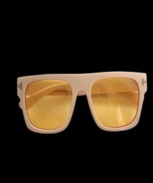 Nieuwste aankomst FT0711Big vierkante zonnebrillen Kwaliteit unisex gradient plank zonnebrillen 5322140 fullset case3537382