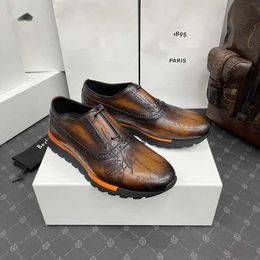 Neu eingetroffene Herren-Designer-Slipper-Schuhe aus echtem Leder mit Buchstaben ~ neue Tops, Designer-Slipper-Schuhe für Herren von höchster Qualität, EU-GRÖSSE 39-46