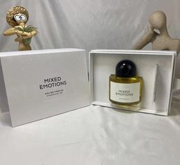 Nieuwste aankomst parfum gemengde emoties parfum klassieke geurspray 100 ml voor vrouwelijke mannen lange tijd gratis snelle snelle levering9236134