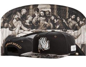 Date d'arrivée fils pause pain dieu prier casquettes Snapback hommes femmes Hip Hop baseball chapeaux Bone1807806