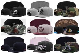 Caps de baseball camouflage les plus récentes Gorras Bones Hip Hop CAP FLAT-BRIMMED CAP SNAPBACK CAPS POUR HOMMES ET FEMMES7867788