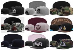 Caps de baseball camouflage les plus récentes Gorras Bones Hip Hop CAP FLAT-BRIMMED CAP SNAPBACK CAPS POUR HOMMES ET FEMMES9151064