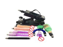 Nouveaux dispositifs automatiques de masturbation de pistolet à canon de machine d'amour pour les jouets sexuels vibrants de vitesse électrique masculine et féminine DHL8593852
