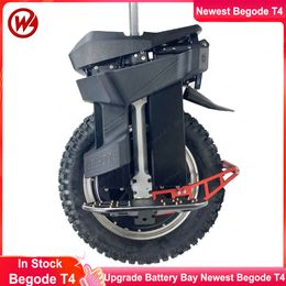 Le plus récent Begode T4 roue électrique 100V 1800Wh batterie 2500W moteur 17 pouces pneu avec Suspension e-monocycle