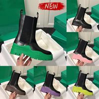 2022 New Tire Chelsea Platform Boots Chaussures Designer Chaussures Top Wave Colored Rubber Outfre Elastic Ling Outdoor Martin Ankle Luxury Men Women Boot