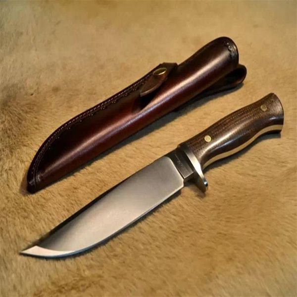 El más nuevo Bowie Survival II D2 hoja fija regalo caza táctico Camping senderismo herramientas Python cuchillo K 60HRC vaina militar Collectio 232t