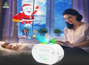 Nieuwste Kerst Galaxy Sterrenhemel Effecten Projector LED Nachtlampje Bluetooth USB Spraakbesturing Muziekspeler Luidspreker Ster Project5607634