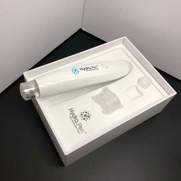 El más nuevo nuevo producto de Navidad 2 en 1 lápiz de microaguja aplicador automático Derma Pen Hydra Pen H2 + 10 Uds cartuchos