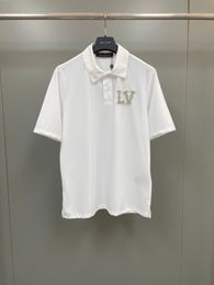 Nouvelle collection de belles chemises de luxe de créateurs pour hommes - polo taille américaine - nouveaux hauts de créateurs polos à manches courtes
