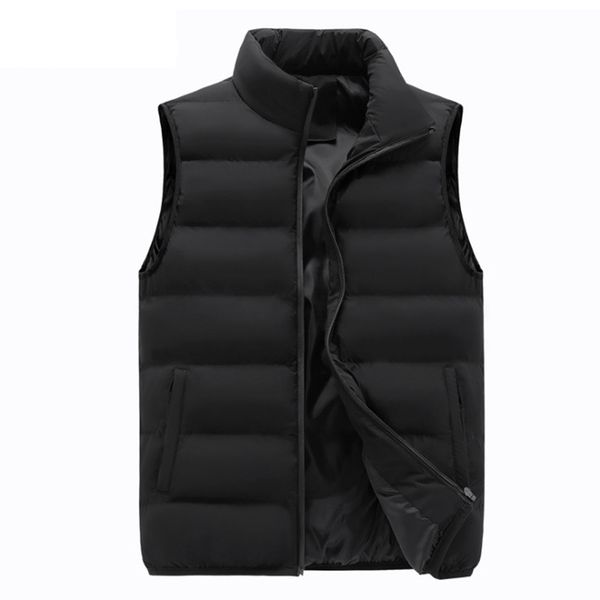 Los más nuevos chalecos acolchados de algodón para hombre, chaqueta sin mangas, chaleco cálido para fotógrafo, chaleco para hombre, abrigo de reportero informal, talla grande 5XL