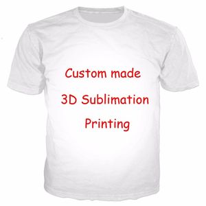 Nieuwste Creëer uw eigen klant Ontwerp Alle foto Easy Print DIY T-shirt 3D-print Sublimatie T-shirt