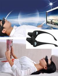 Les lunettes de lecture horizontales plus récentes créatives LAZOPE HORIZONTAL REGARDER TV INDUCTION DOWN MIRROR TURN Page 90 ° View Lunettes 6PCSLOT 2394300