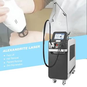 Le plus récent système de refroidissement cryogène 755nm 1064nm Alexandrite Laser épilation alexandrite Nd Yag dispositif permanent machine de rajeunissement de la peau