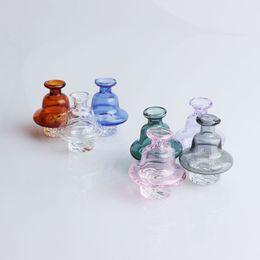 Smoke Cyclone Glass UFO Spinning Carb Cap 25mmOD Caps Accesorios para fumar para cuarzo Banger Nails Glass Water Bongs Dab Oil Rig